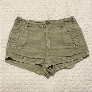 Olive Green Women's Shorts